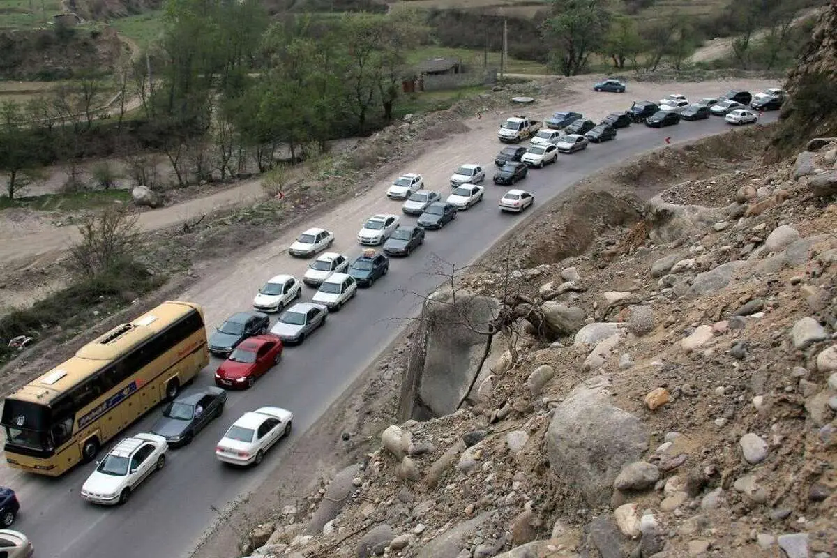 انسداد جاده هراز لغو شد