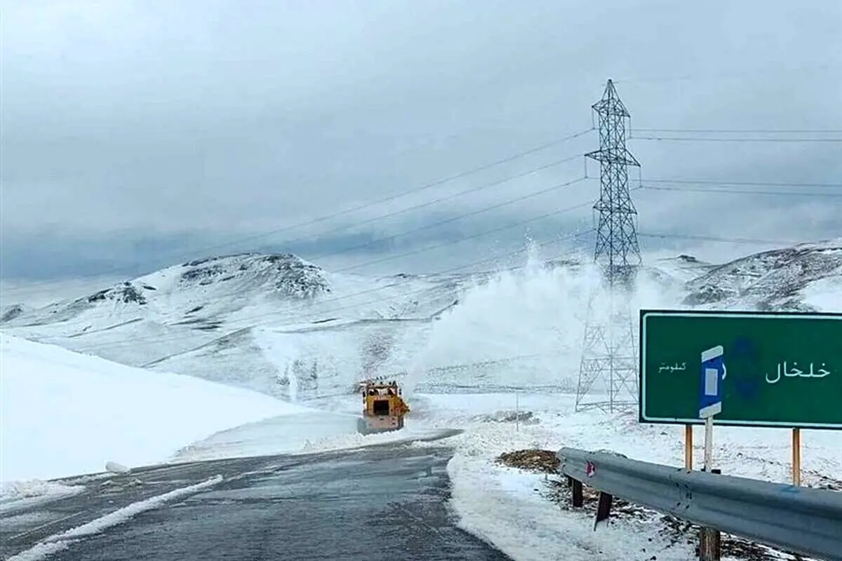 این محور شمالی به دلیل کولاک مسدود شد