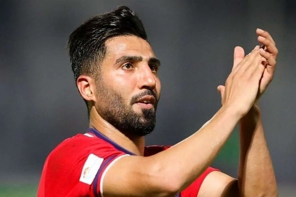 (ویدیو) عصبانیت فرشید باقری بعد از تعویض، شوت بطری آب و مصدومیت همتیمی!