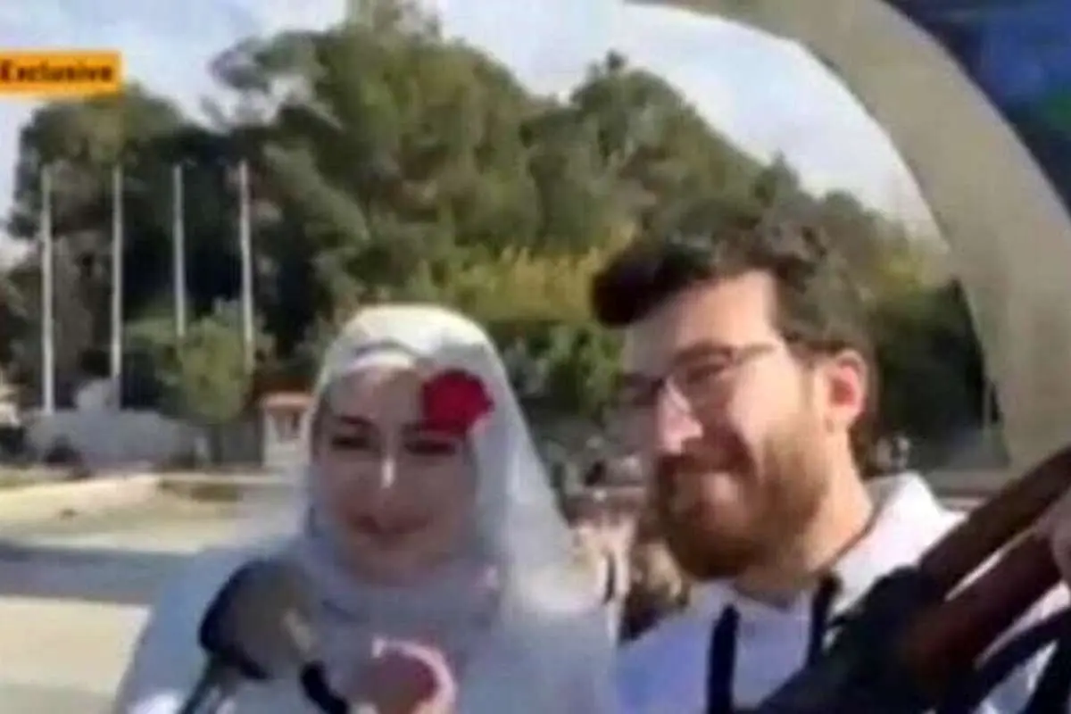 (ویدئو) خوشحالی عروس و داماد اسلحه بدست از سقوط بشار اسد