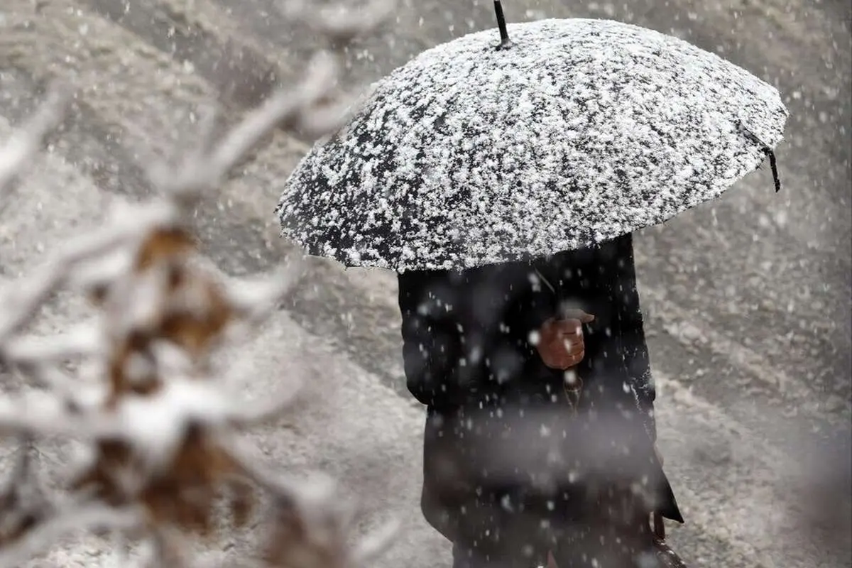 سرما در تهران؛ بارش برف و باران در این مناطق