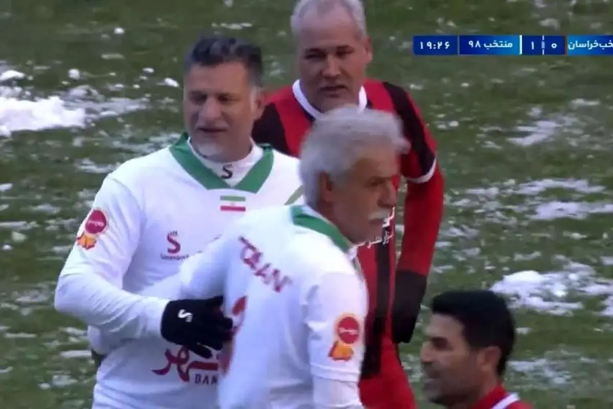 (ویدیو) خلاصه بازی منتخب خراسان ۲ - ۲ منتخب تیم ملی ۹۸