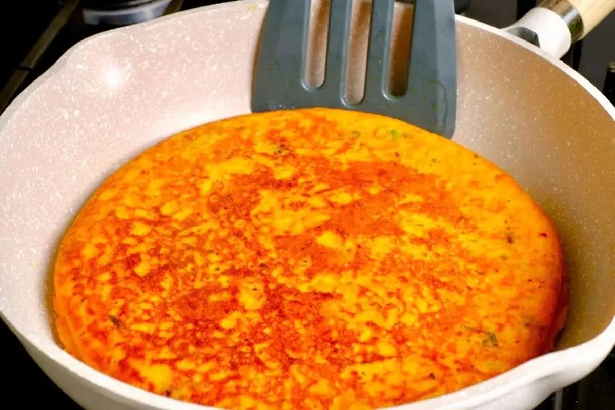 (ویدئو) پخت یک غذای انگلیسی با ۲۰۰ گرم عدس و یک سیب زمینی