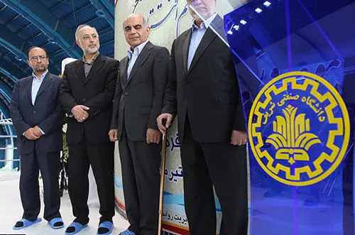 عکس> رئیس سازمان انرژی اتمی در استخر دانشگاه