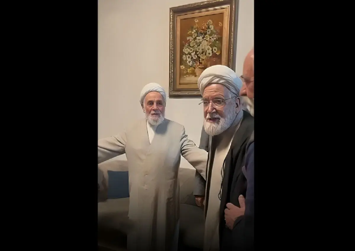 (ویدیو)  دیدار مهدی کروبی و علی اکبر ناطق‌نوری بعد ۱۵ سال