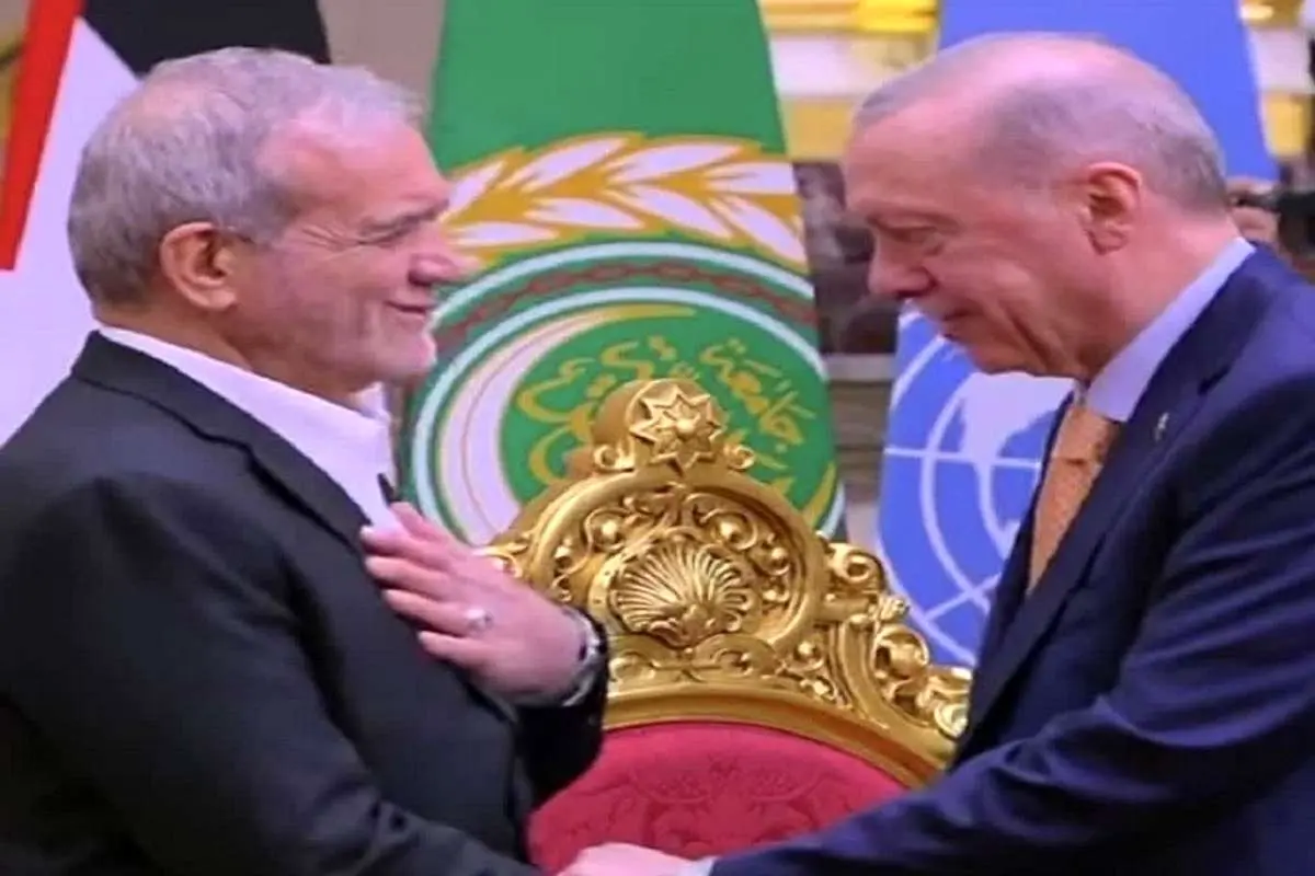 نگاهی به عکس حاشیهساز پزشکیان و اردوغان