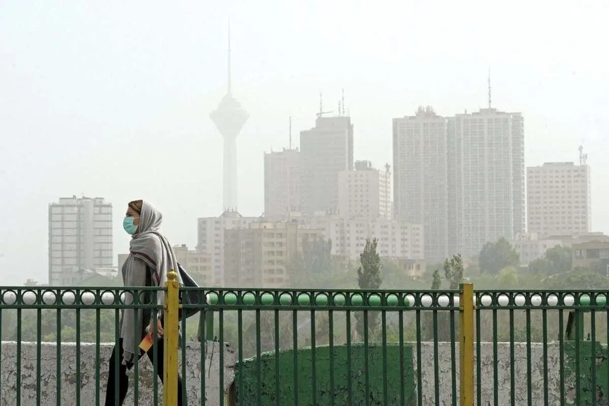 شاخص آلودگی هوا ۳ دی؛ تهران در وضعیت نارنجی