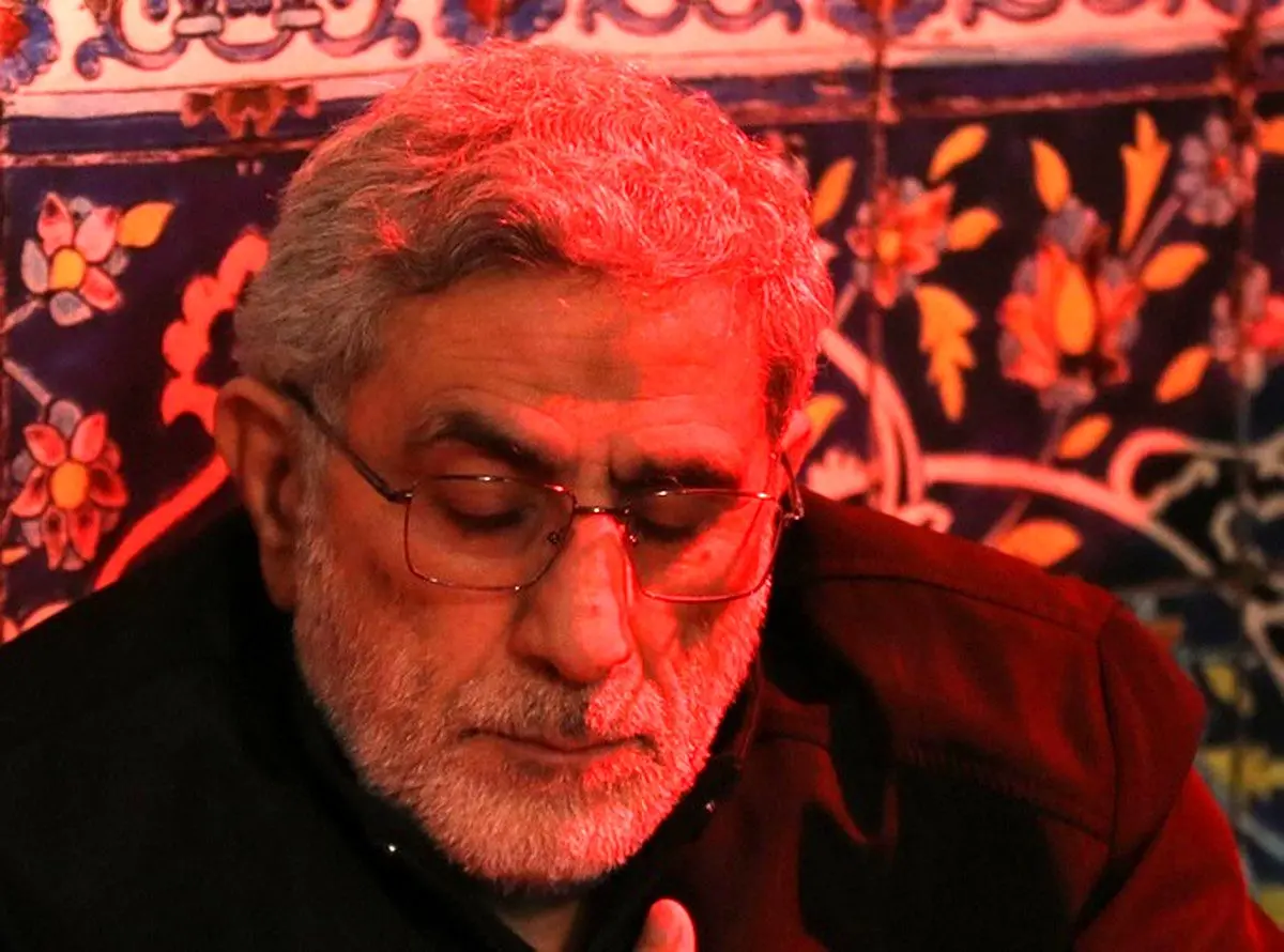 (تصاویر) زینب سلیمانی و سردار قاآنی در بزرگداشت سید رضی موسوی