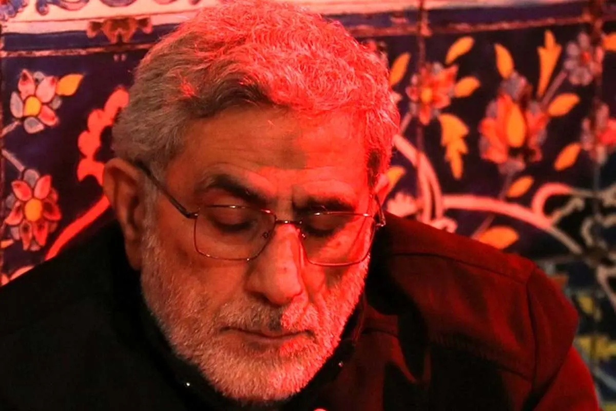 (تصاویر) زینب سلیمانی و سردار قاآنی در بزرگداشت سید رضی موسوی