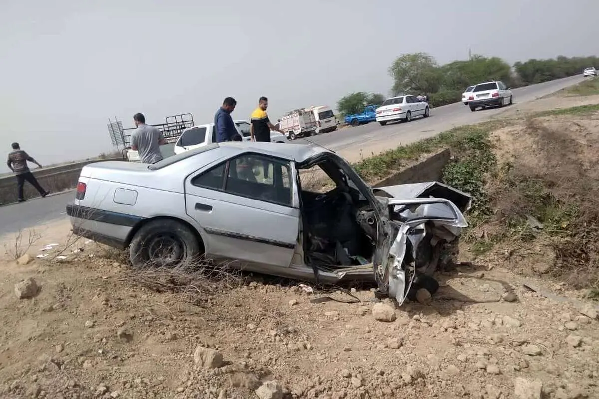 ۴ کشته در یک تصادف مرگبار در جاده اهواز به امیدیه