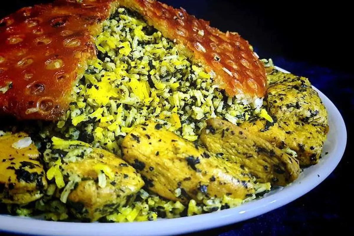 طرز تهیه یک پلوی مخلوط خوشمزه با اسفناج 
