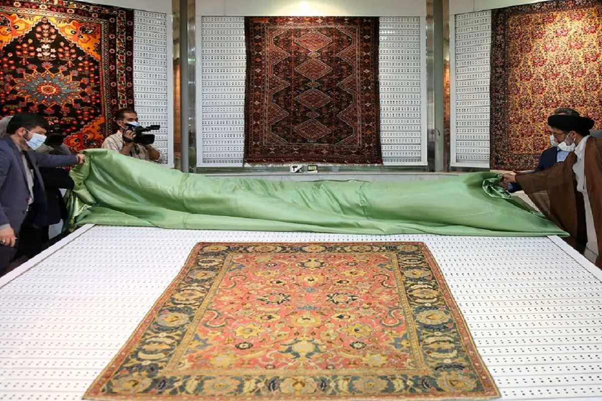 (ویدیو) رونمایی از شاهکار ۵۰۰ ساله عصر صفوی در موزه فرش ایران
