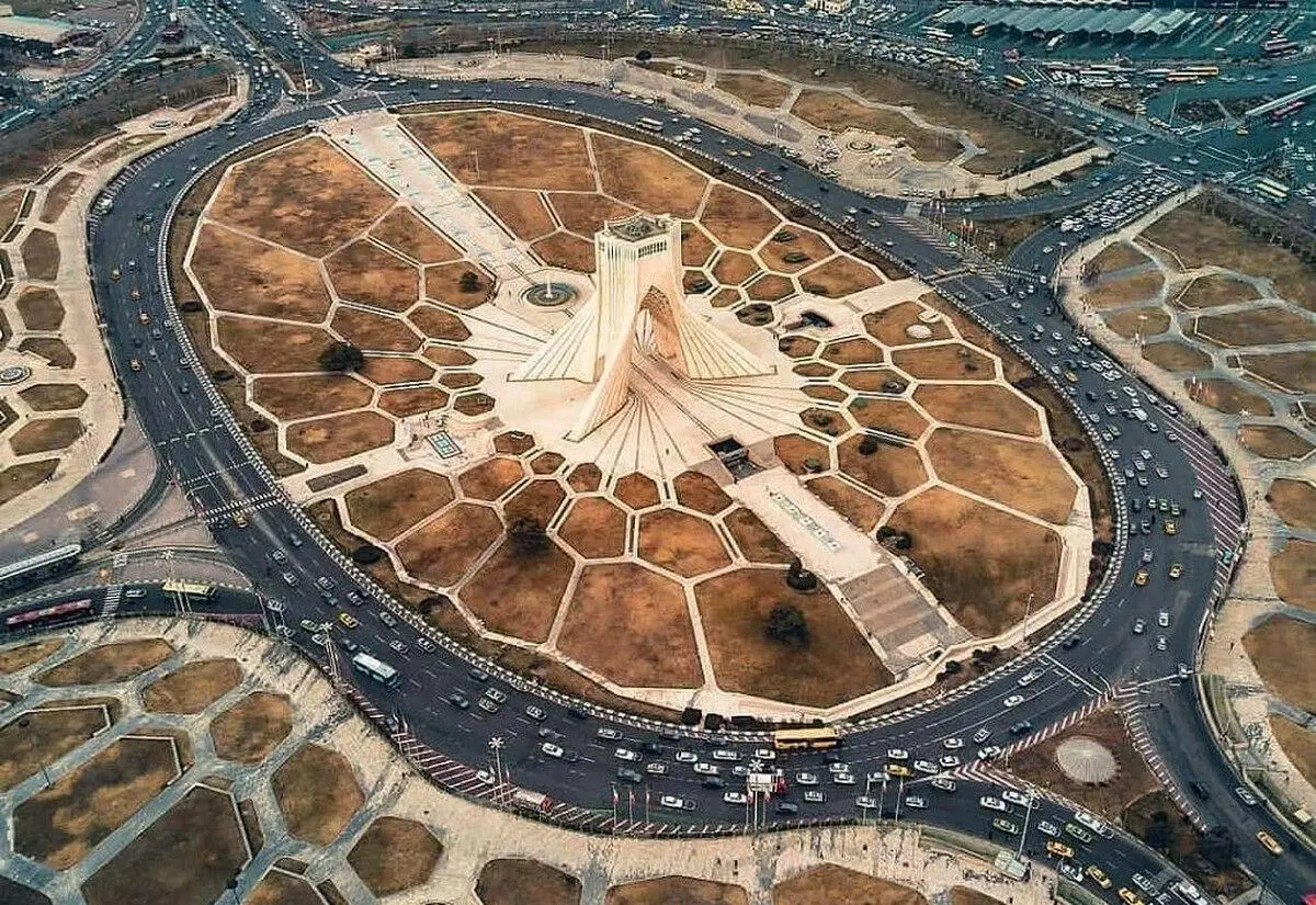 (تصویر) نقشه‌ای‌ قدیمی از شهر تهران