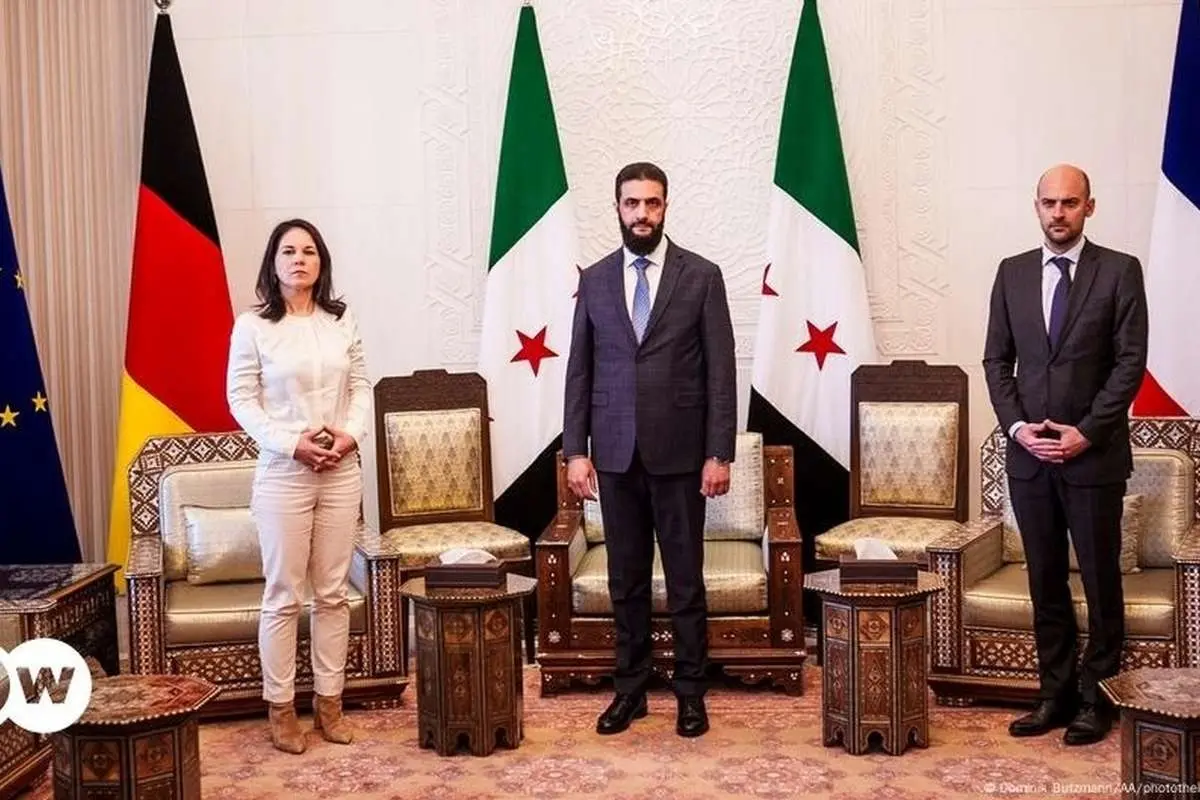 (ویدئو) دست ندادن جولانی با وزیر خارجه آلمان خبرساز شد