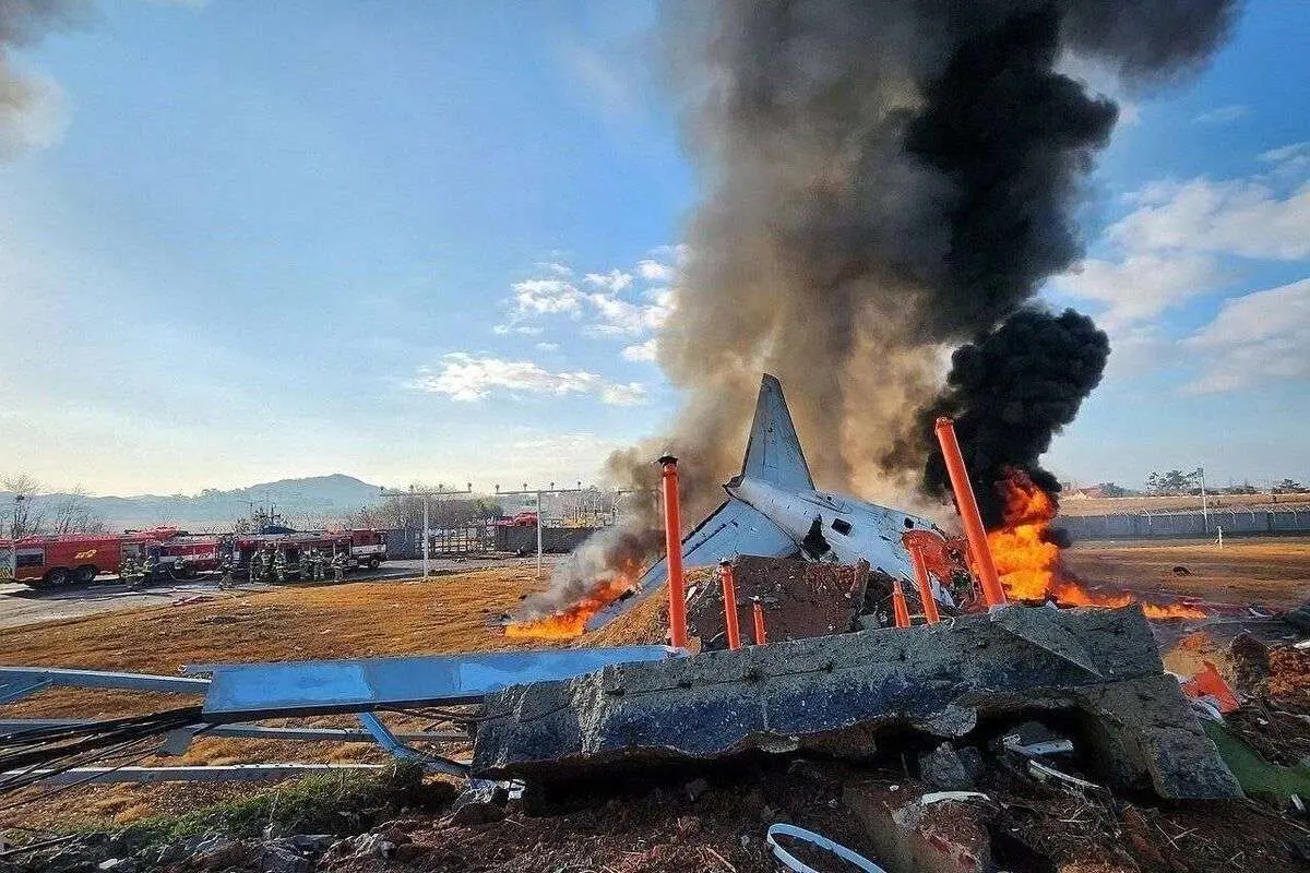 حادثه مرگبار برای یک هواپیمای دیگر در کرهجنوبی