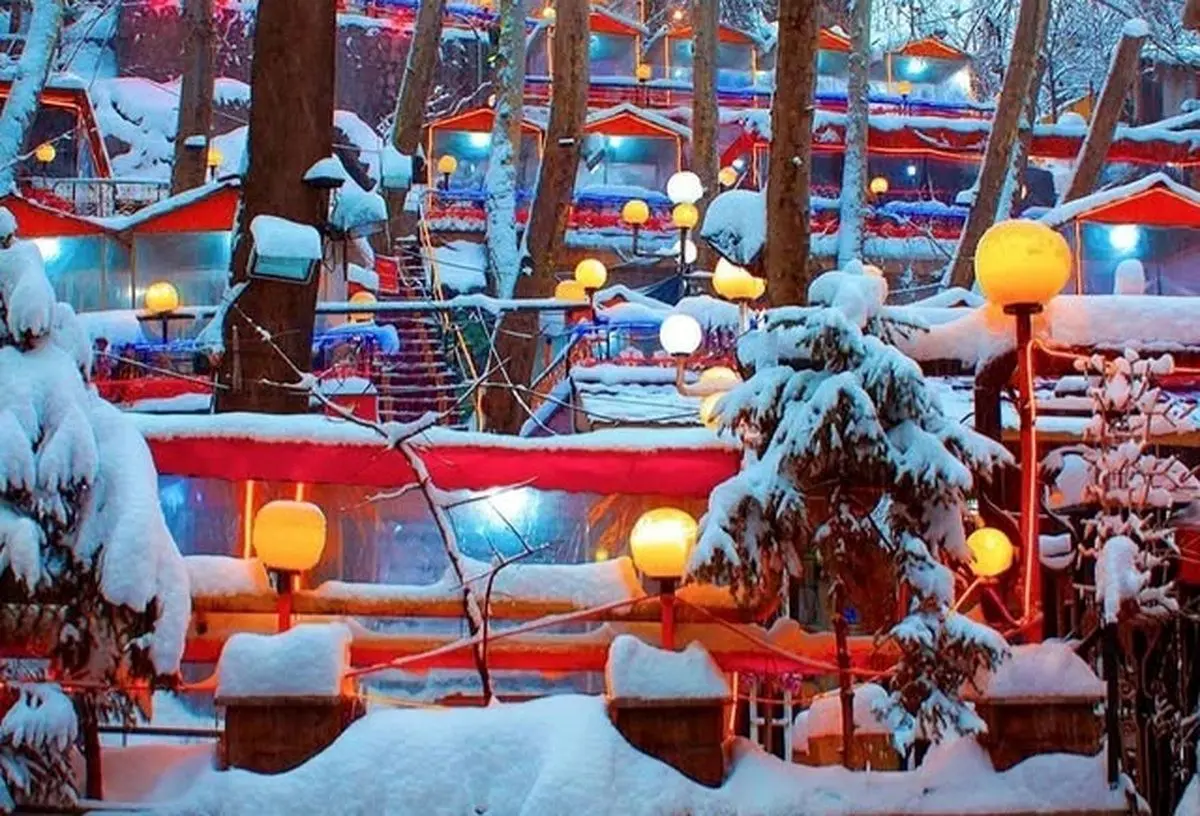 (ویدئو) دربند برفی تهران