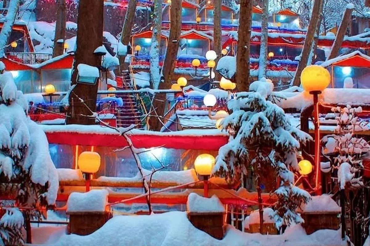(ویدئو) دربند برفی تهران