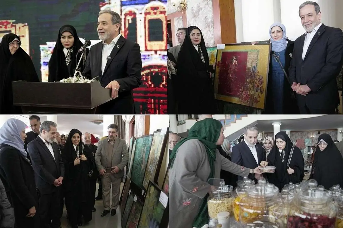 (ویدئو) بازدید عراقچی و همسرش از بازارچه خیریه انجمن بانوان دیپلماتیک وزارت خارجه