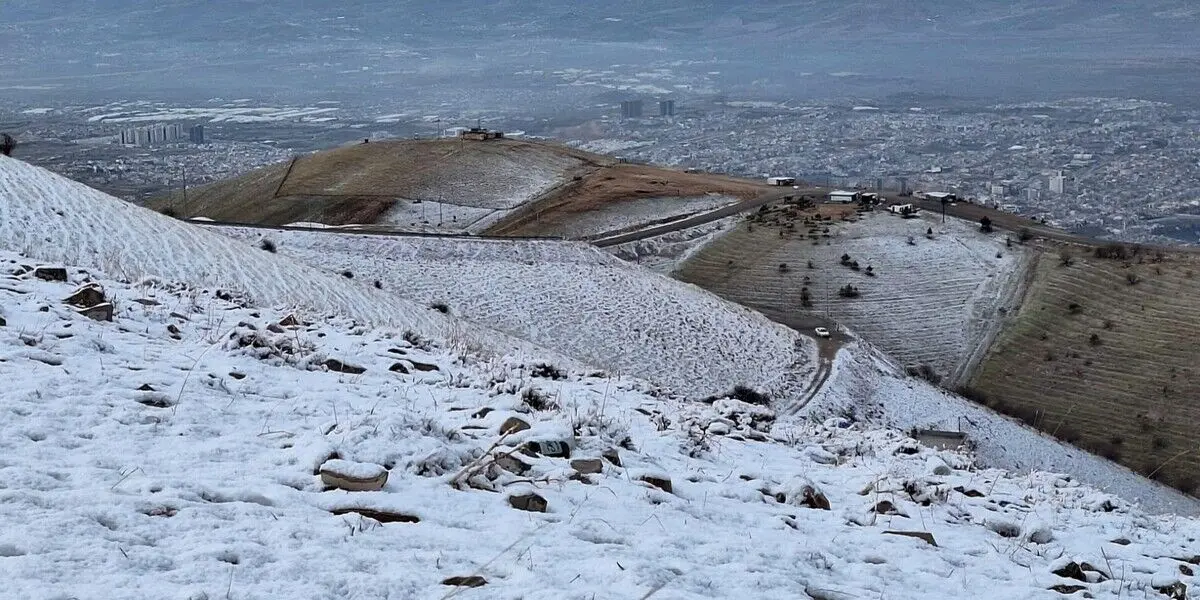(تصاویر) کوه‌های اقلیم کردستان عراق پوشیده از برف