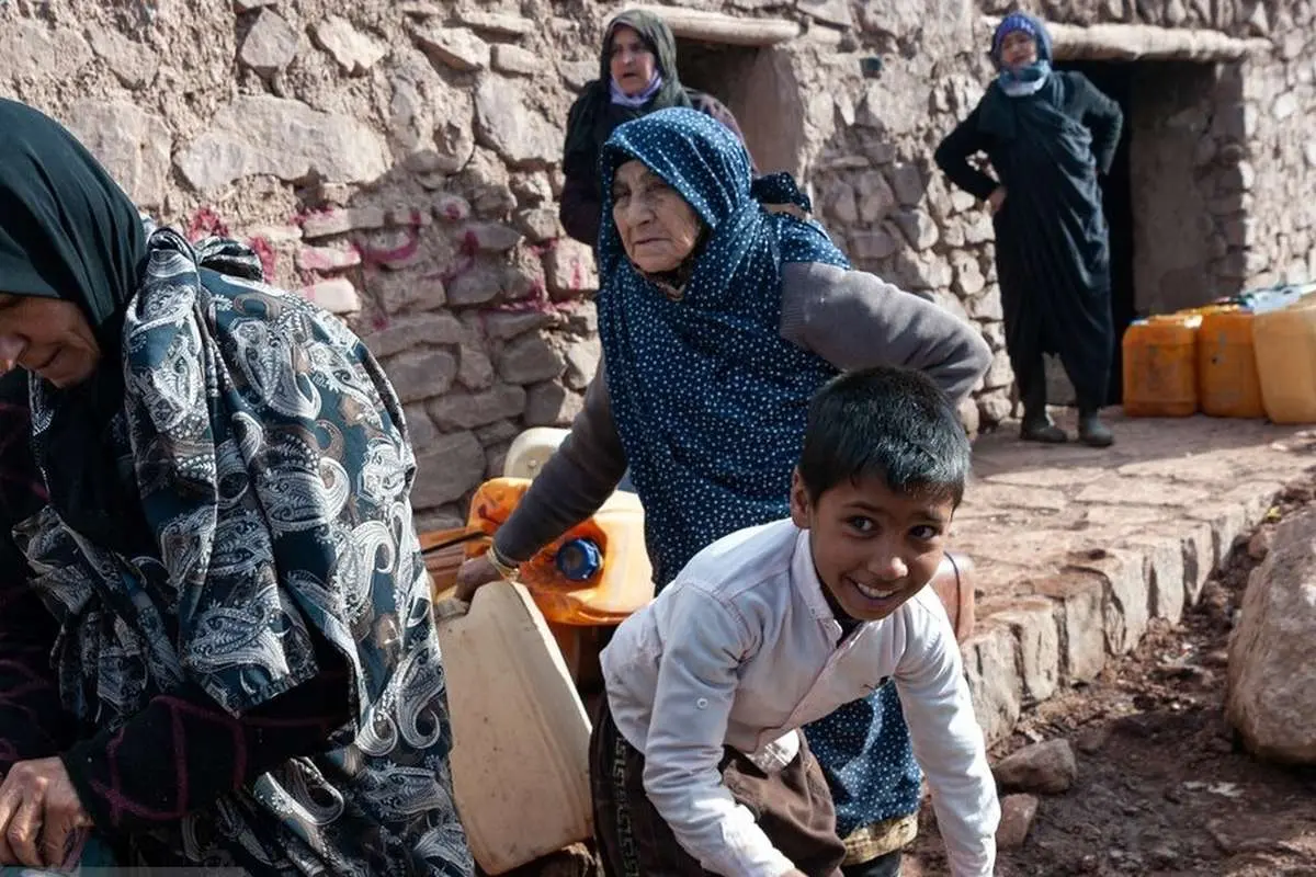 (تصاویر) مصائب فصل زمستان در روستای مارشک