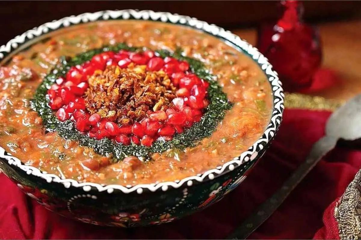 طرز تهیه آش میوه مجلسی با انواع میوه های تازه و خشک