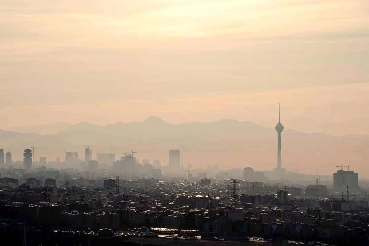 شاخص آلودگی هوای تهران؛ ۲۴ دی
