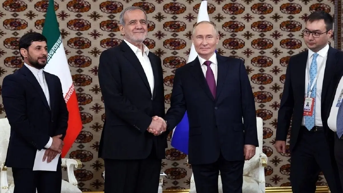پوتین با پزشکیان دیدار می‌کند