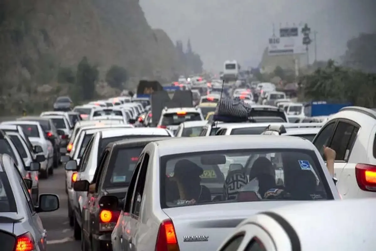 ترافیک سنگین در راه‌های مازندران؛ جاده چالوس یکطرفه می‌شود