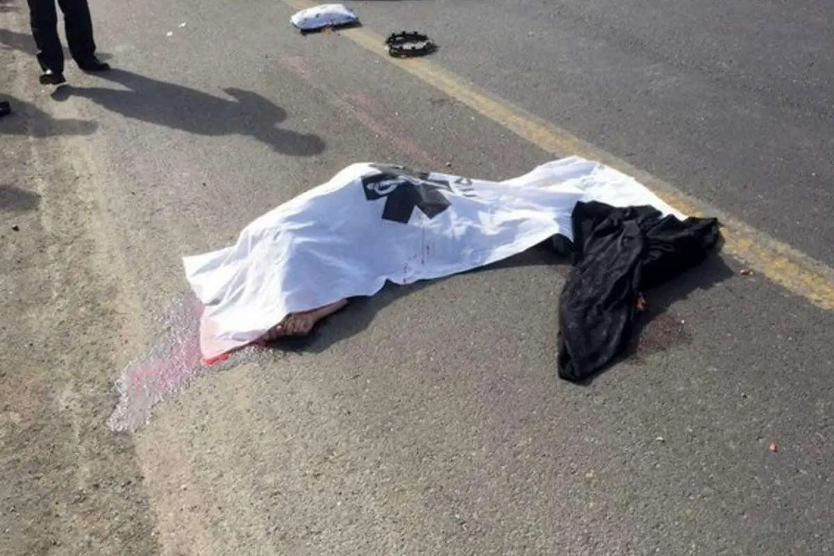 برخورد مرگبار سواری متواری با عابر پیاده