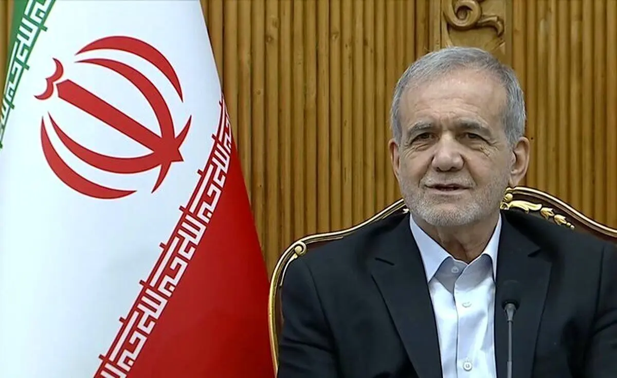 (عکس)  پزشکیان در مراسم ادای احترام به یادبود شاه اسماعیل سامانی