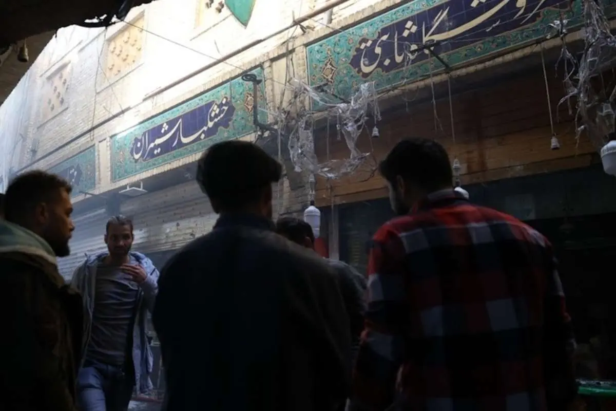 (ویدئو) جزئیات آتشسوزی در بازار تجریش