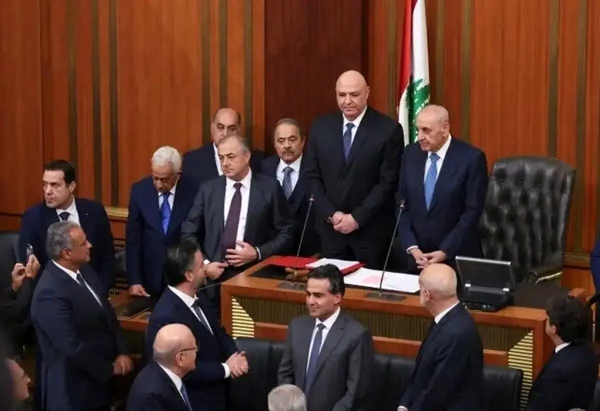(ویدئو) اظهارات جوزف عون پس از ادای سوگند در پارلمان لبنان