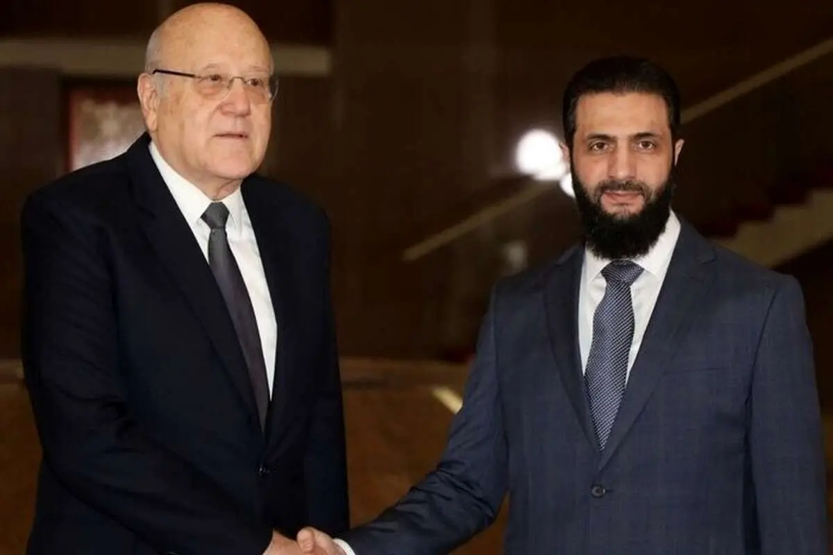 دیدار نخستوزیر لبنان با الجولانی در دمشق