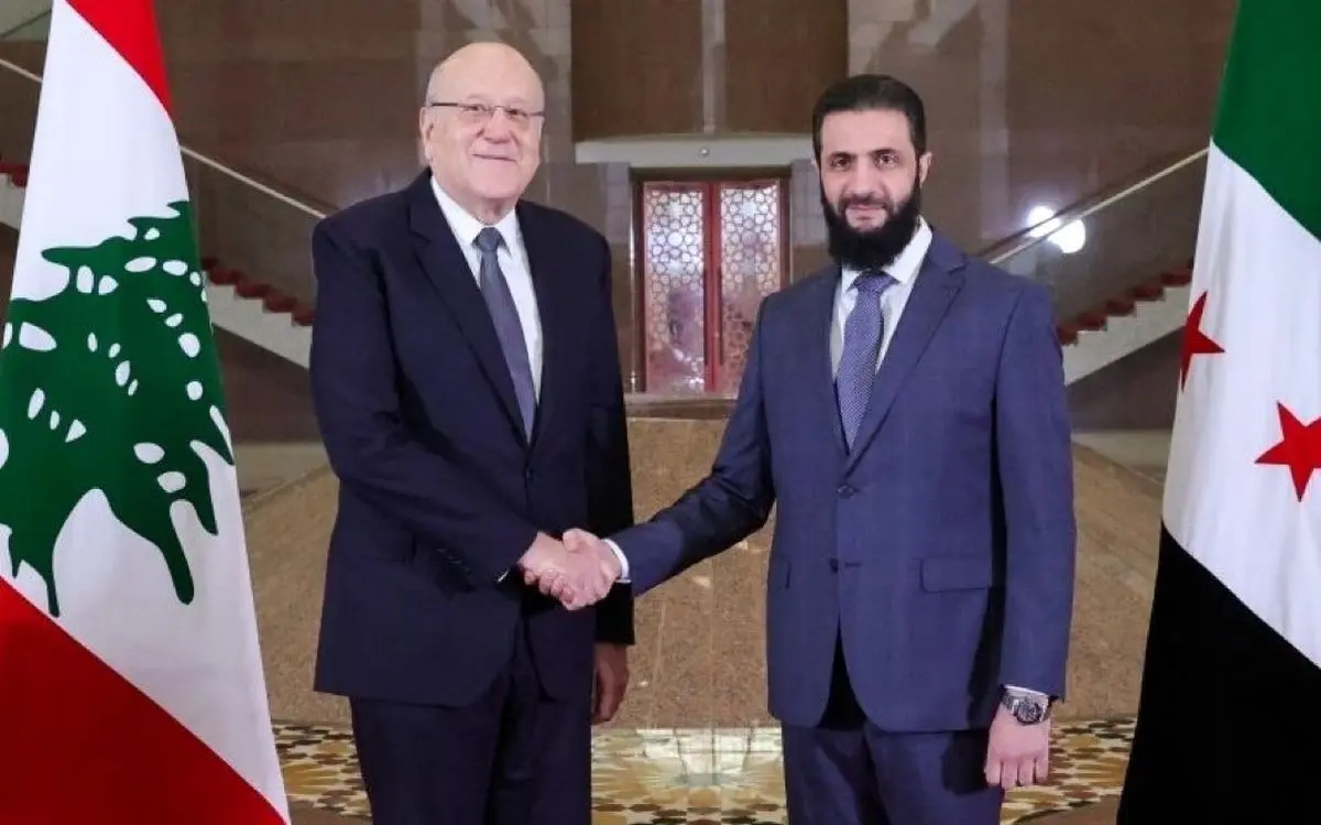 (ویدئو) نخست وزیر لبنان به دیدار جولانی رفت