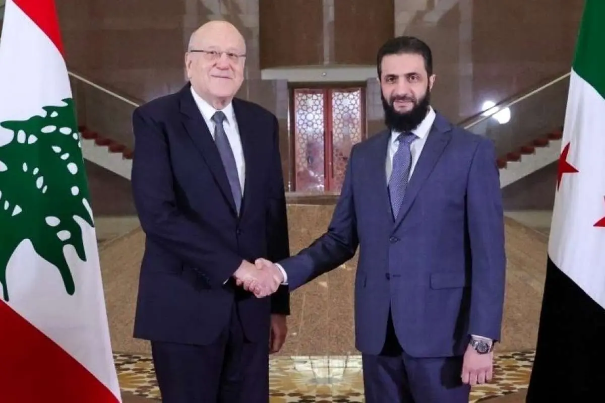 (ویدئو) نخست وزیر لبنان به دیدار جولانی رفت