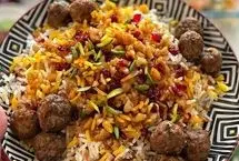 زرشک پلو با کوفته قلقلی مرغ؛ زرشک پلو متفاوت و خوشمزه