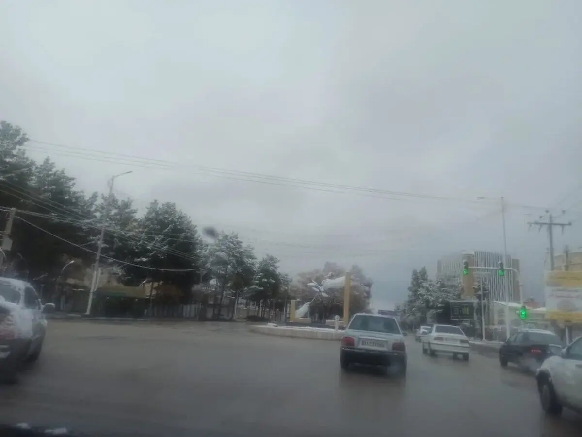 (ویدیو) بارش برف در این شهر ایران بعد از ۷۲۳ روز!