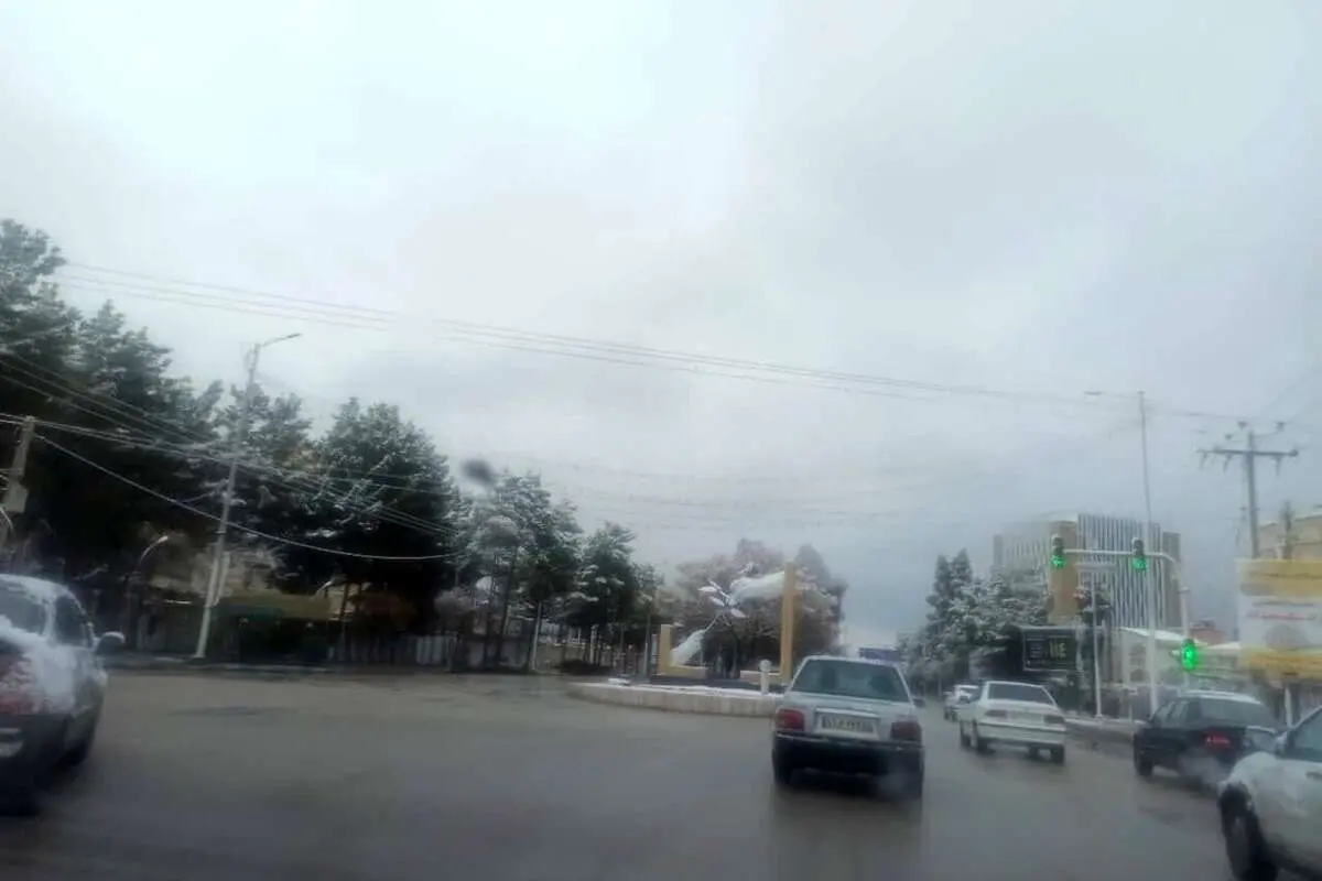 (ویدیو) بارش برف در این شهر ایران بعد از ۷۲۳ روز!