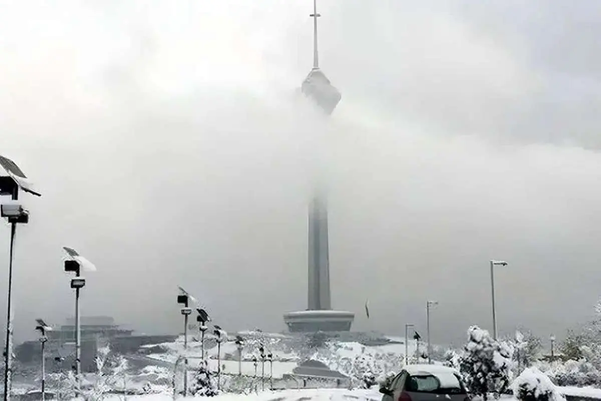 (ویدیو) تهران سفید پوش شد