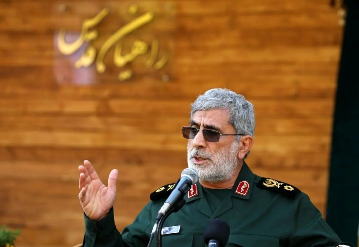 سردار قاآنی: امروز ساعت یک بعد از ظهر از بزرگ‌ترین شکست رژیم صهیونیستی رونمایی می‌شود