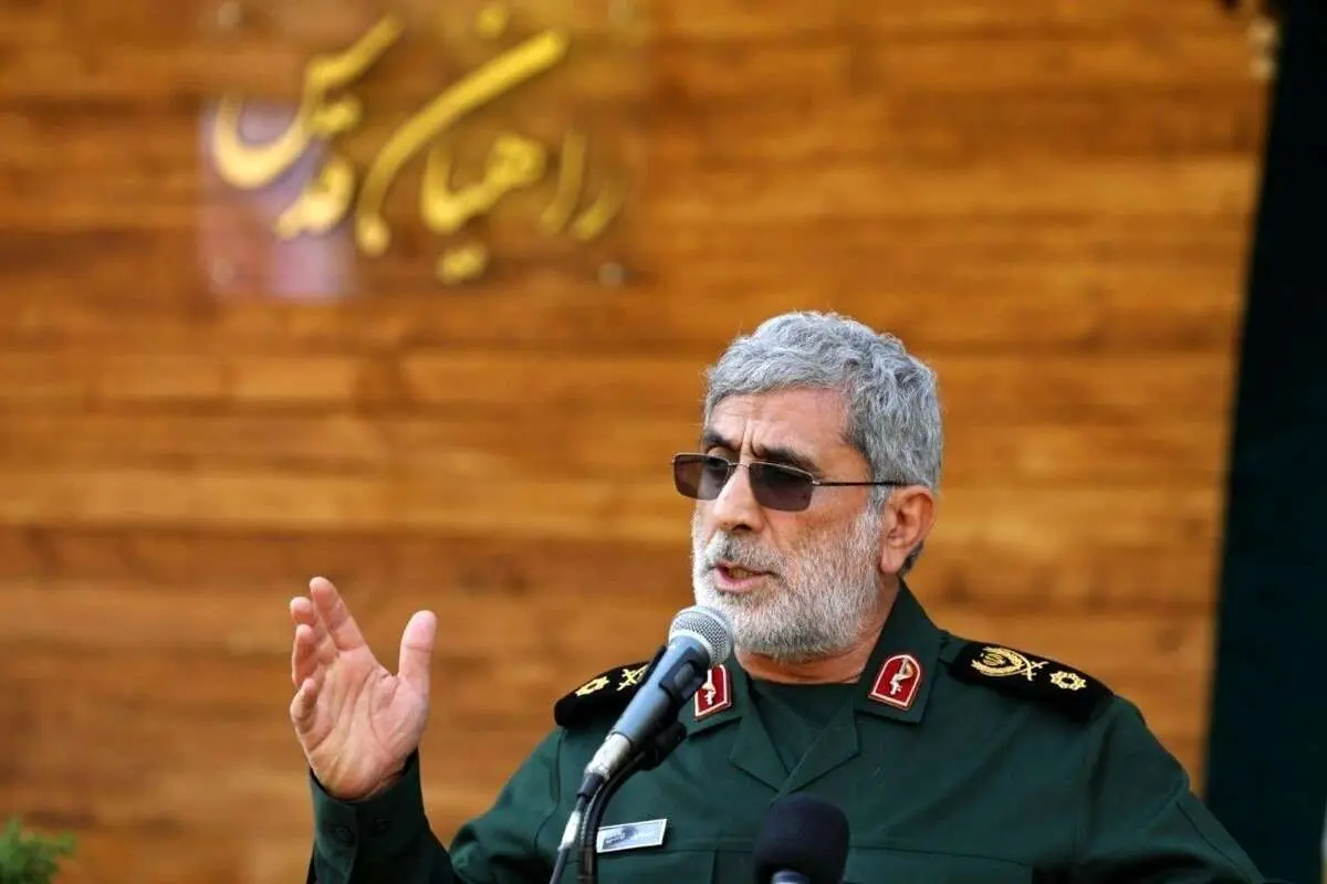 سردار قاآنی: امروز ساعت یک بعد از ظهر از بزرگ‌ترین شکست رژیم صهیونیستی رونمایی می‌شود