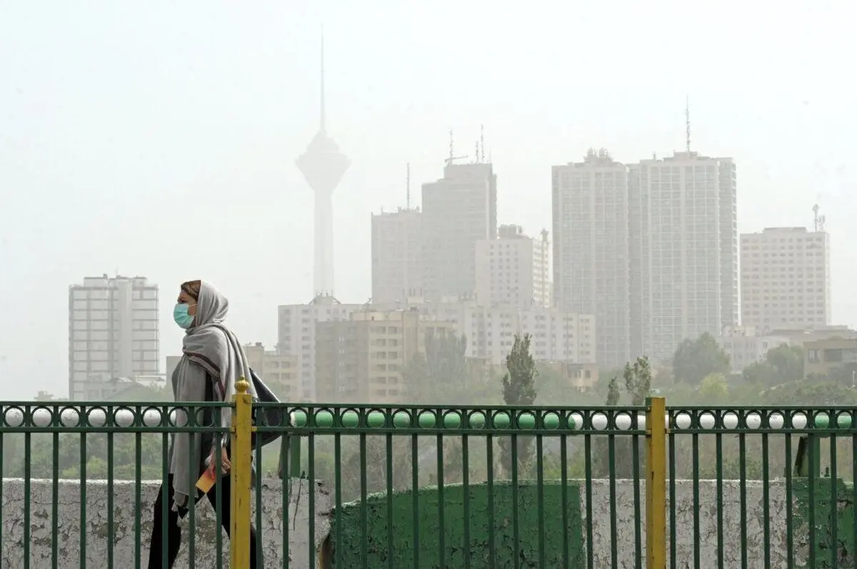 کیفیت هوای تهران بعدازظهر یکشنبه ۳۰ دی