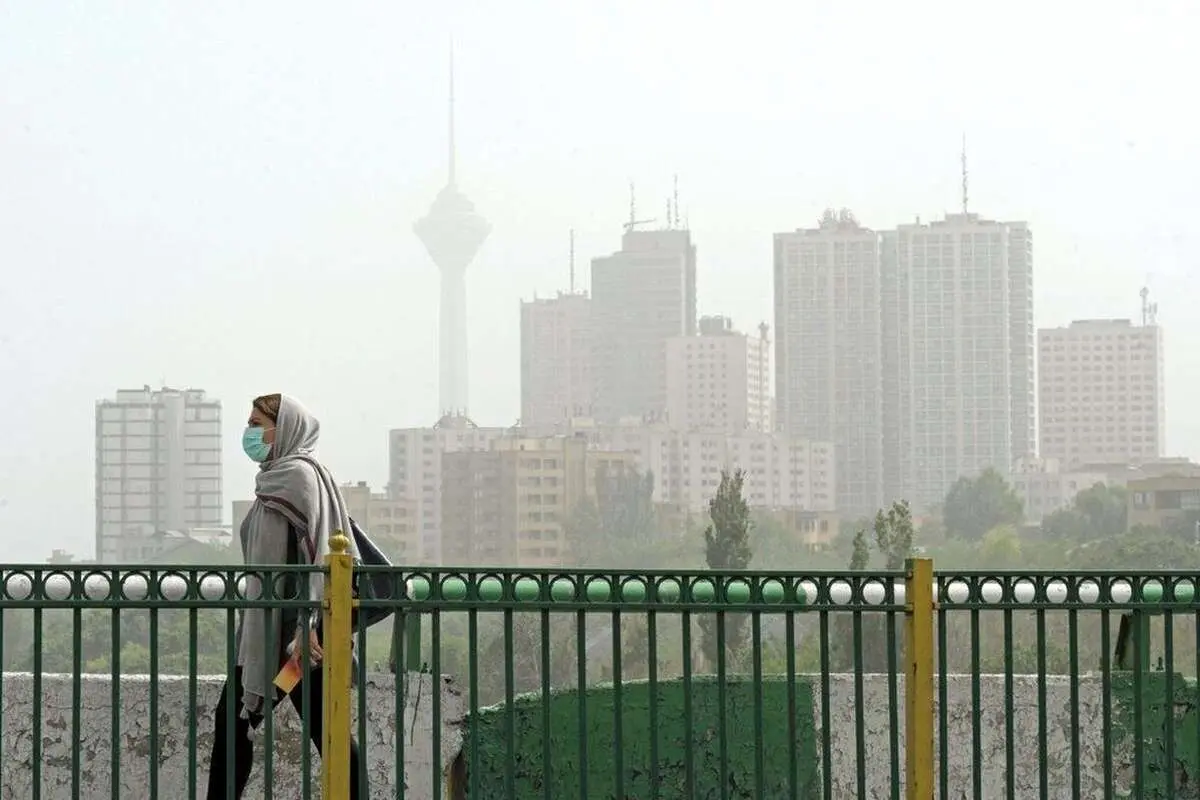 کیفیت هوای تهران بعدازظهر یکشنبه ۳۰ دی