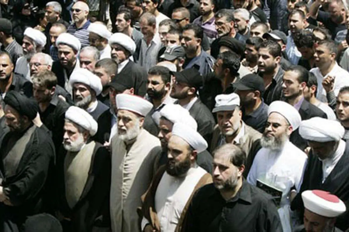 عکس> آیت الله جنتی در مراسم تشییع علامه فضل الله