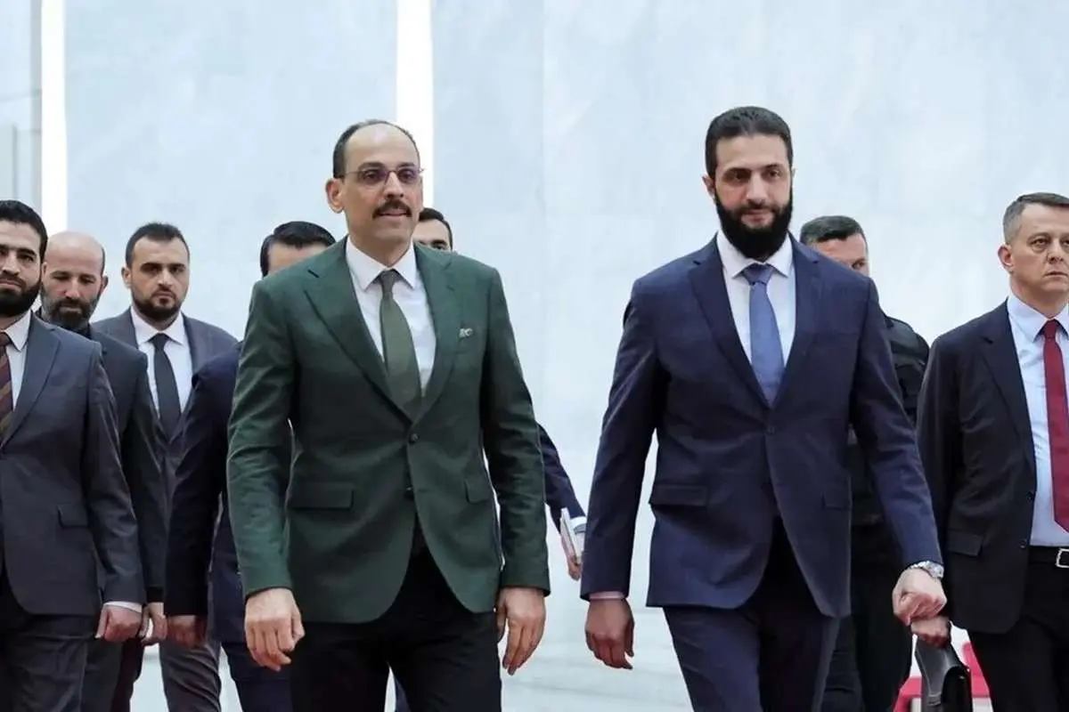 دیدار الجولانی با رئیس سرویس اطلاعات ترکیه در دمشق