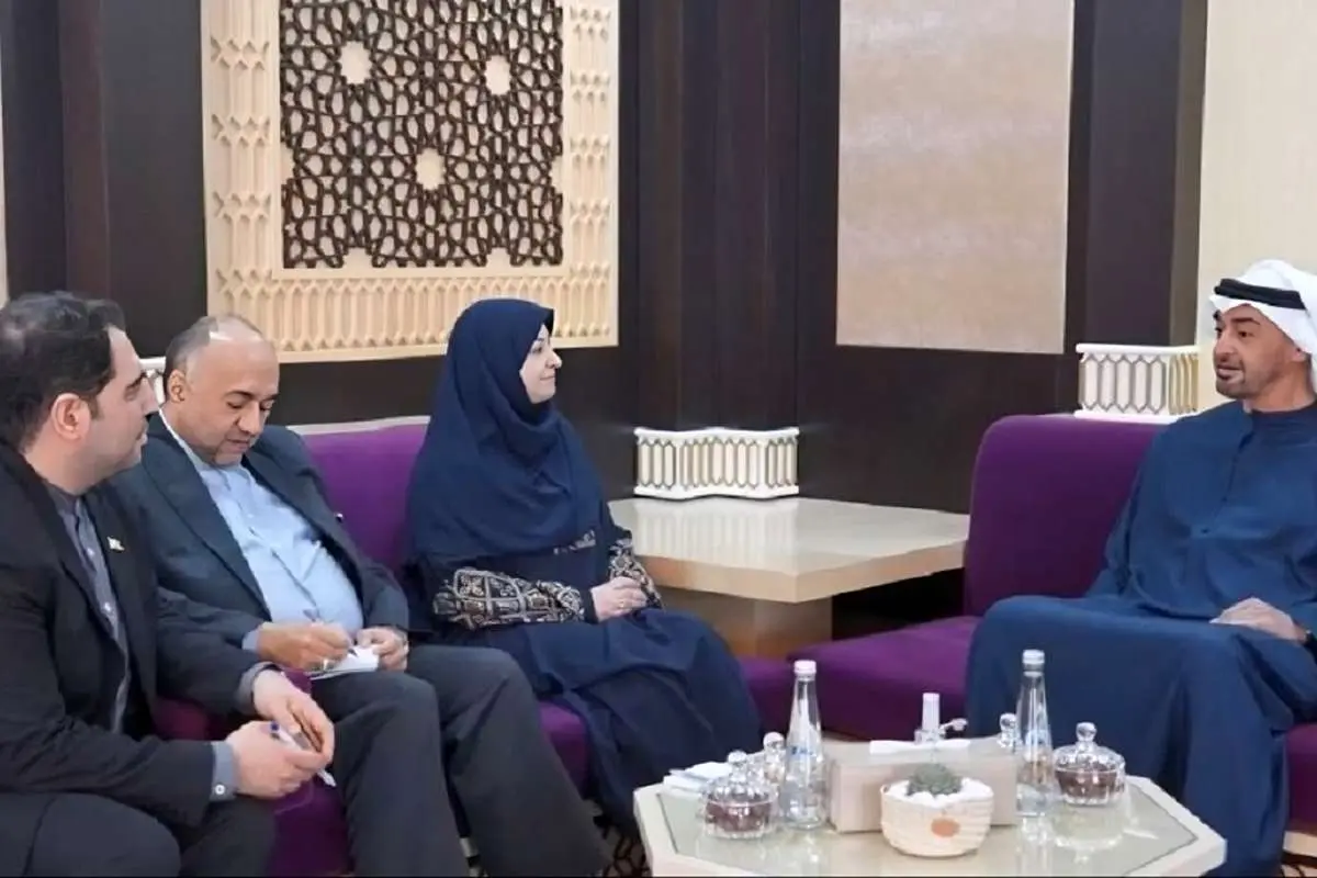 دیدار معاون رئیس جمهور با رئیس کشور امارات