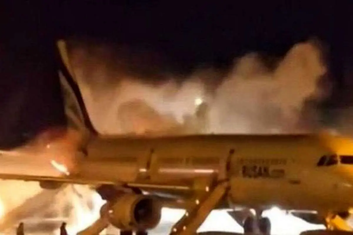 (ویدئو) حادثه هوایی جدید در کره جنوبی؛ این بار هواپیمای مسافربری با ۱۶۹ مسافر آتش گرفت