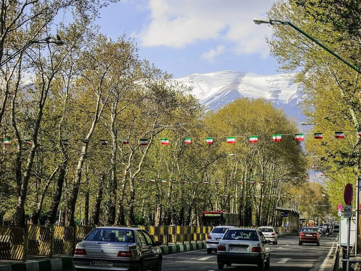 (تصویر) خیابان ولی‌عصر (عج) در سال ۱۳۳۴
