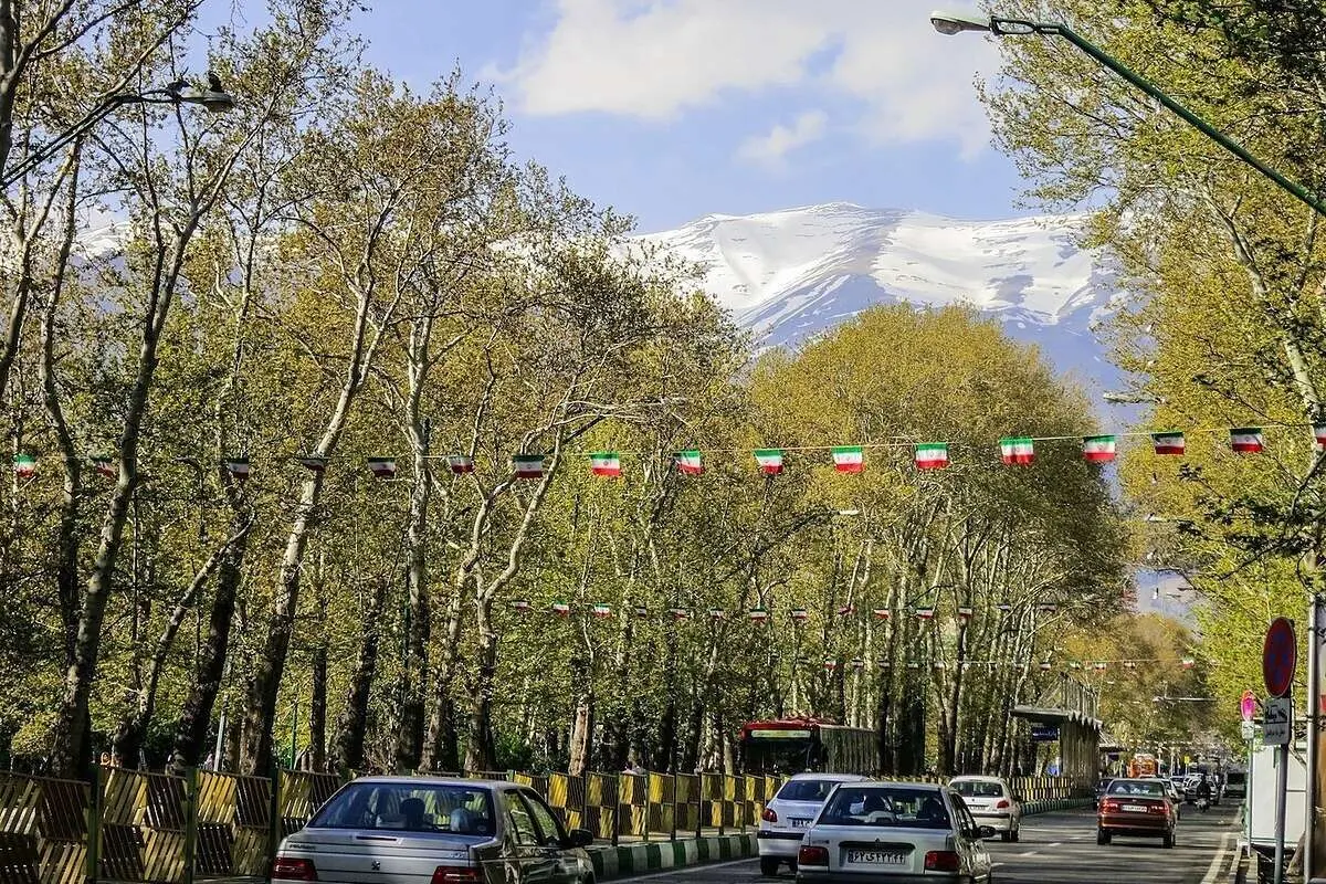 (تصویر) خیابان ولیعصر (عج) در سال ۱۳۳۴