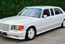(تصاویر) مرسدس بنز 500SEL کشیده: شاهکار لوکس از کارات دوشاتله